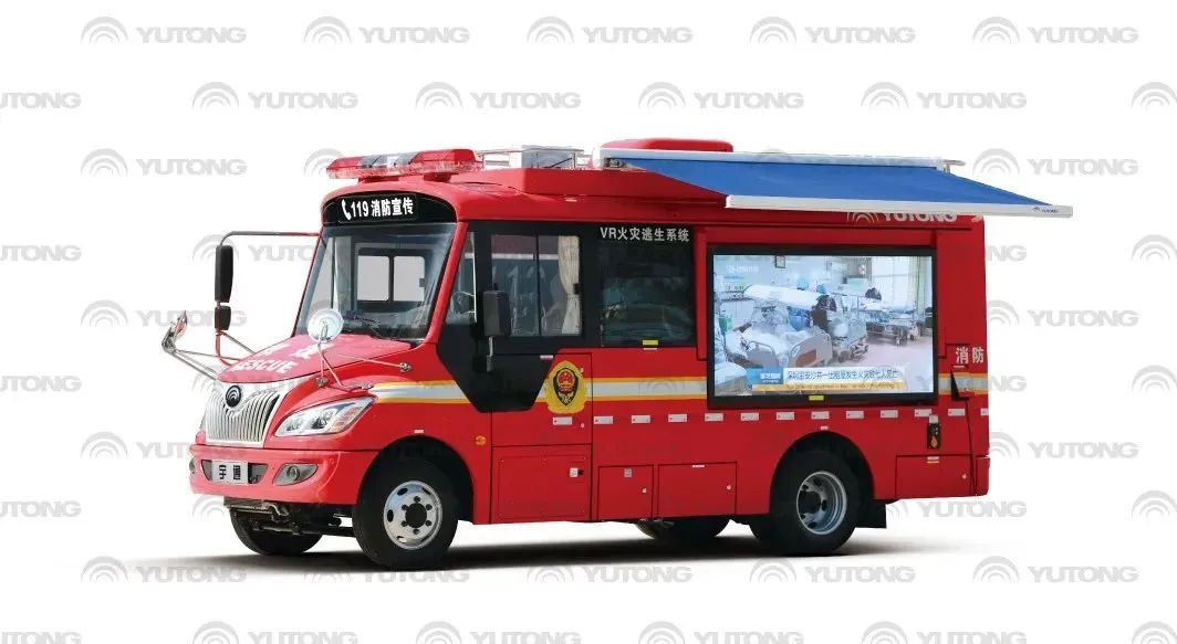 立博消防宣传车，和这节“全民安全公开课”一起播散“安全”的种子！