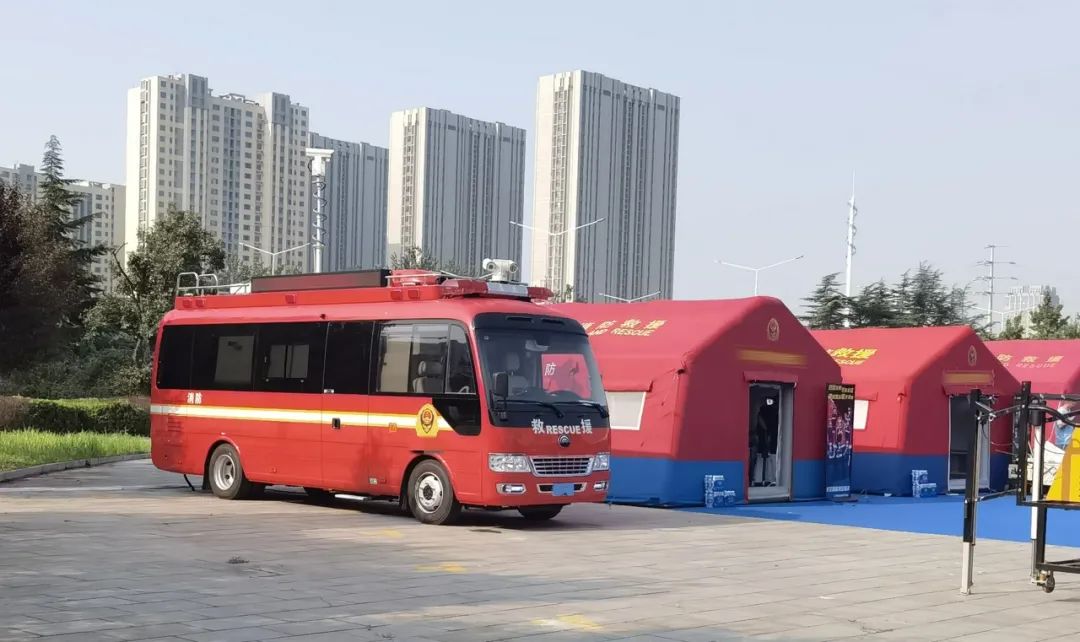 专业支撑专业，立博勘察消防车参演2024年度山东全省消防监督岗位演练活动！